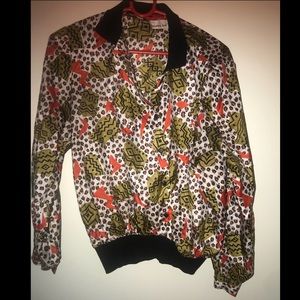 Long sleeve 80’s blouse loose fitting